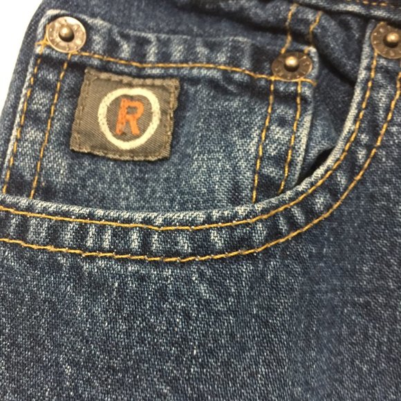 VINTAGE ROOTS WIDE LEG JEANS SIZE 30/30 - Picture 8 of 8